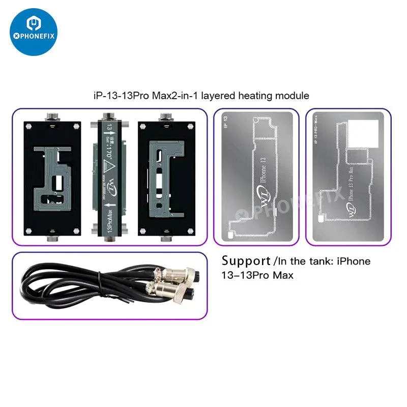 WL HT007 Pre-Heating Soldering Station for iPhone X-16 Pro Max - Image 8