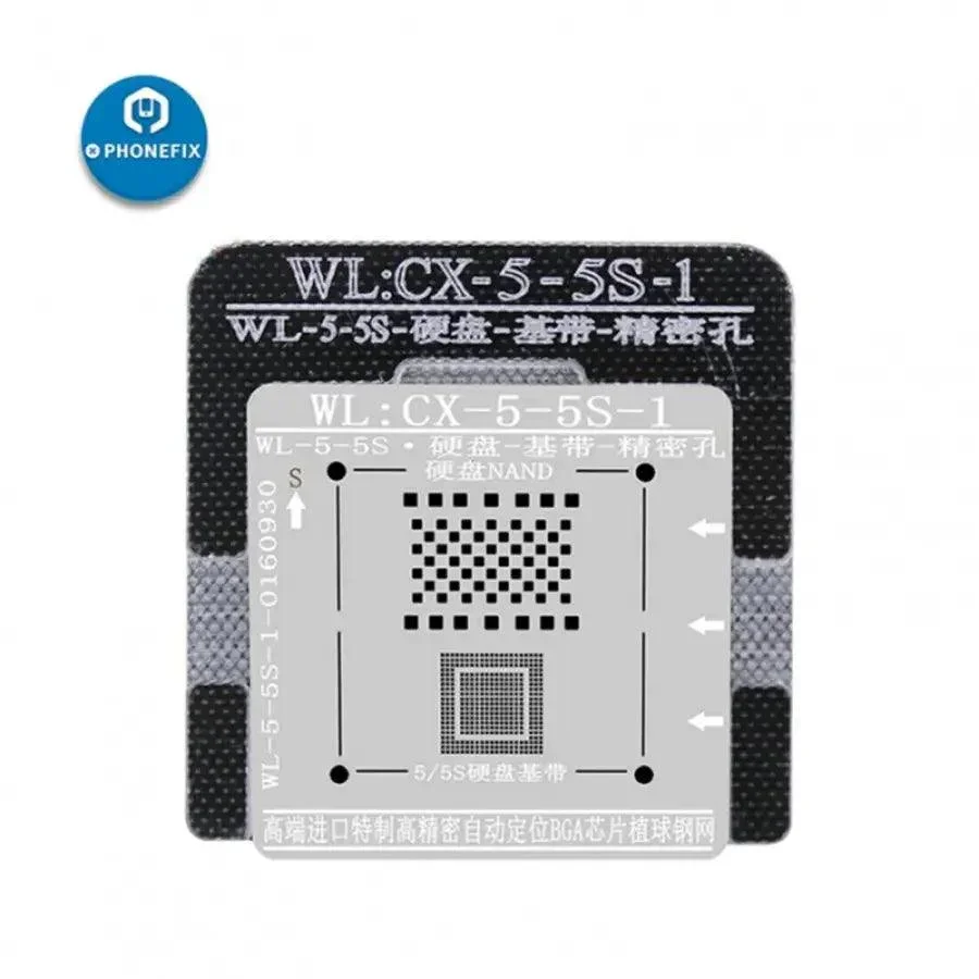 WL Magnetic BGA Reballing Stencils For iPhone 5-12 Pro Max IC Repair - Image 2