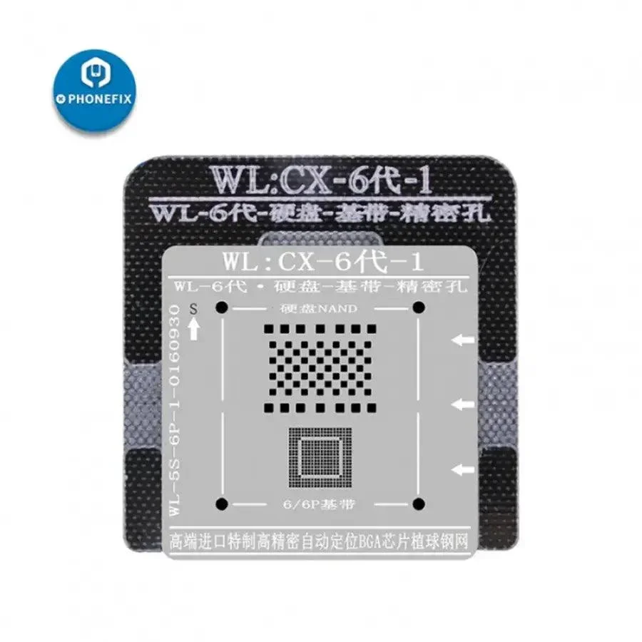 WL Magnetic BGA Reballing Stencils For iPhone 5-12 Pro Max IC Repair - Image 3
