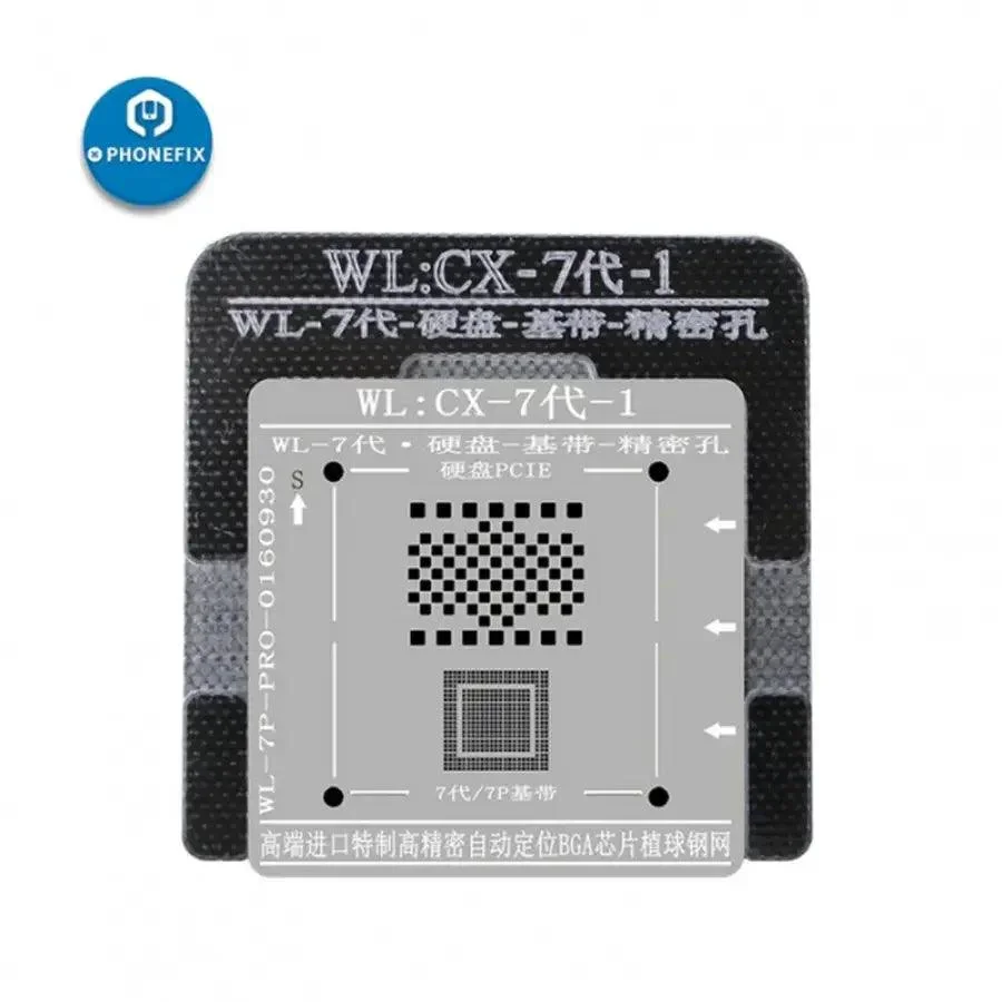 WL Magnetic BGA Reballing Stencils For iPhone 5-12 Pro Max IC Repair - Image 5
