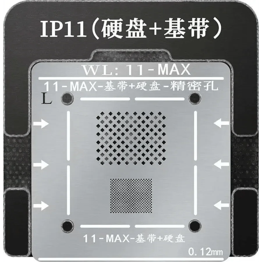 WL Magnetic BGA Reballing Stencils For iPhone 5-12 Pro Max IC Repair - Image 7