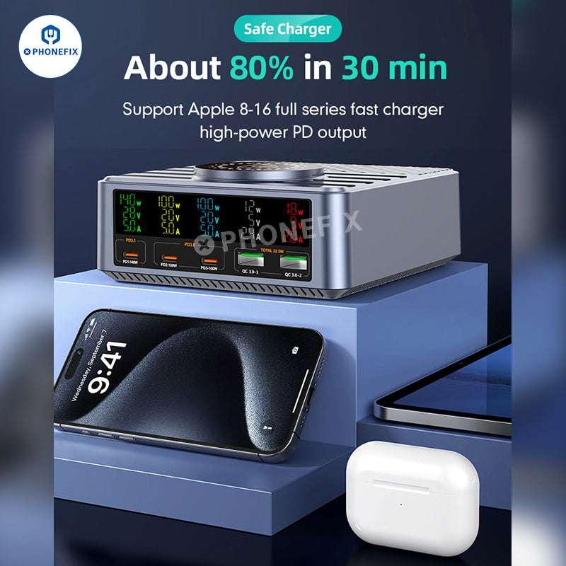 WLX-F2 PD QC Wireless Charging Station 260W Fast Charger - Image 5