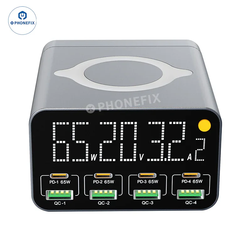 WLX-M3 WLX-M1 Wireless Charger QC PD USB-A USB-C 8 Ports - Image 10