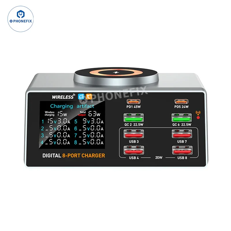 WLX-X9A Desktop Fast Charging Station APP Remote Control - Image 8