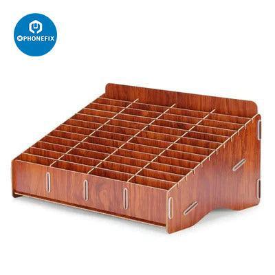 Wooden Desktop Storage Box for Phone Motherboard Display Tool - Image 4