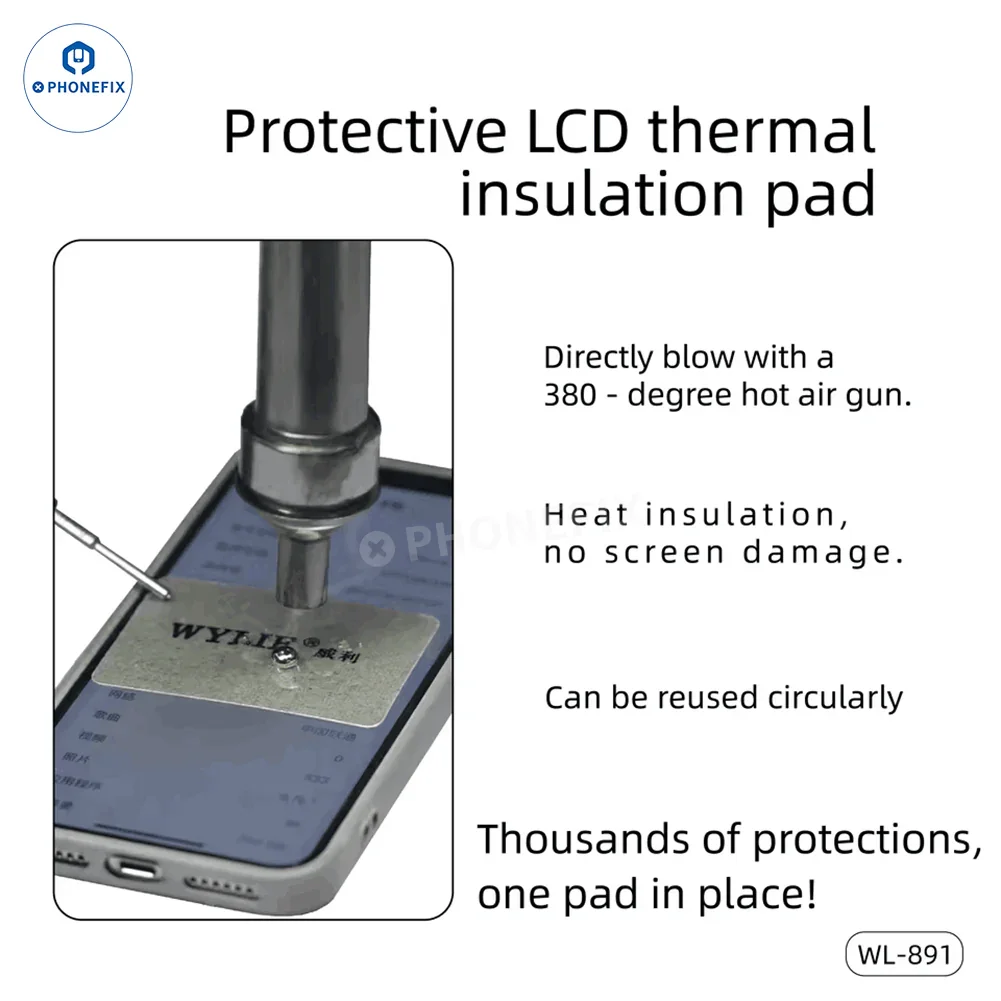 WYLIE Aviation Insulation Pad Motherboard IC Swap Thermal Mat - Image 14