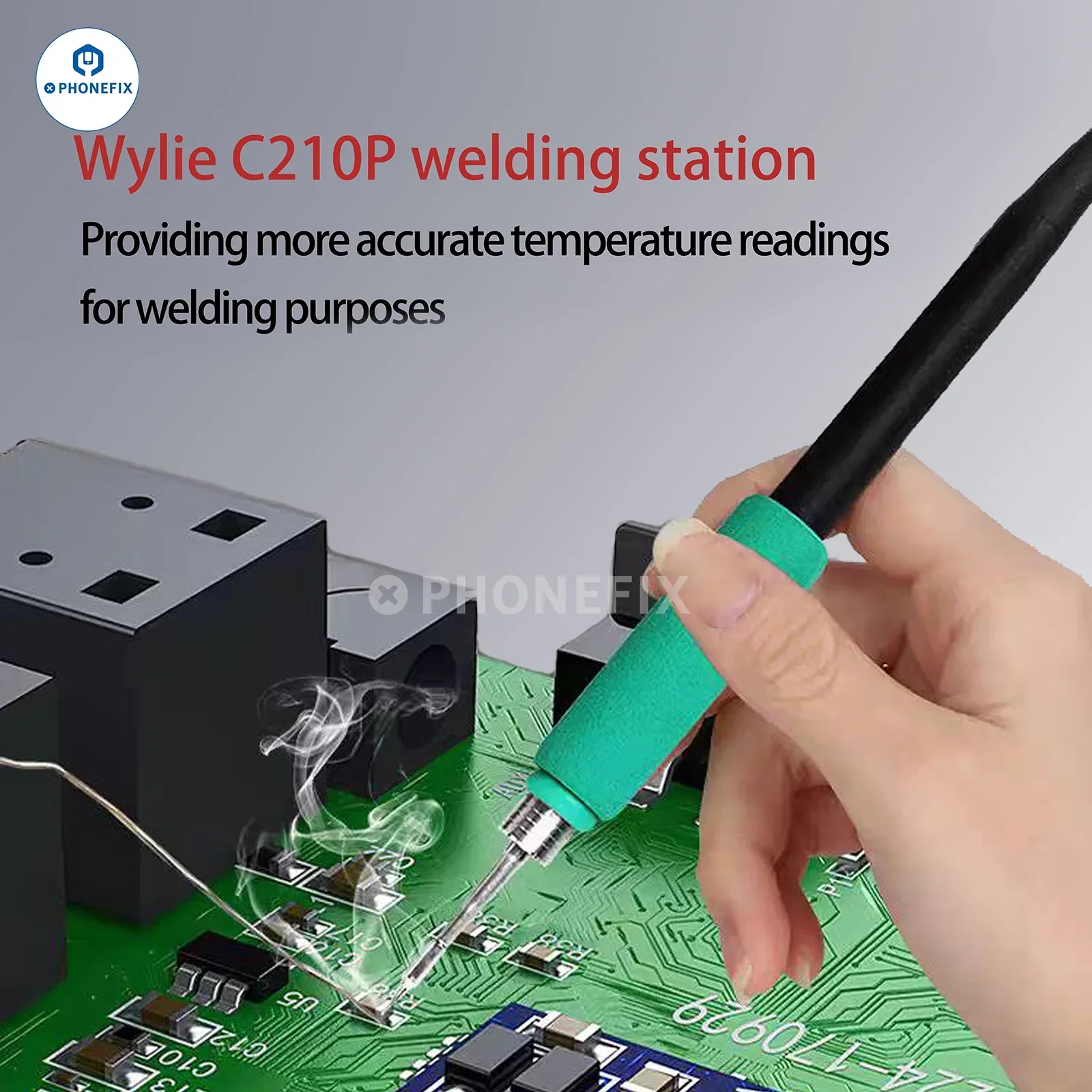WYLIE C210P 200W Smart Soldering Station for Mobile Phone Repair - Image 6