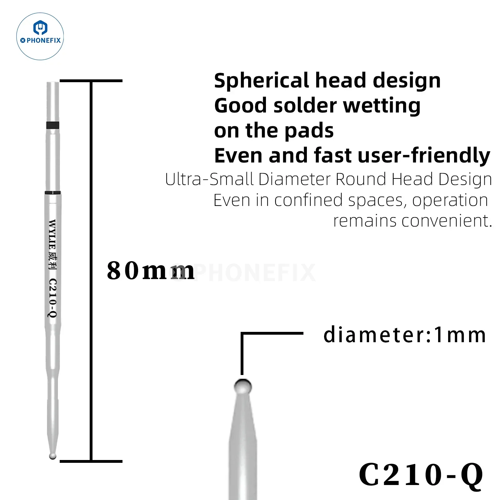 WYLIE C210P 200W Smart Soldering Station for Mobile Phone Repair - Image 9
