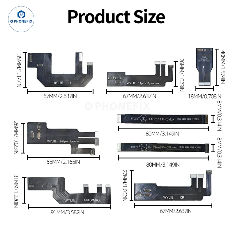 WYLIE Dot Matrix Extension Flex Cable iPhone Face ID Test Alignment Repair - Image 12