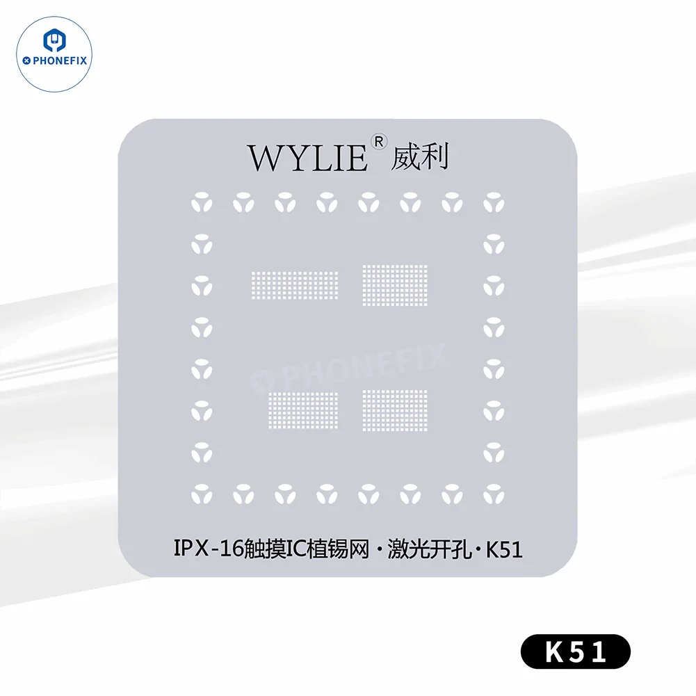 WYLIE K51 iPhone X-16 Screen IC Magnetic Tin Planting Platform - Image 4
