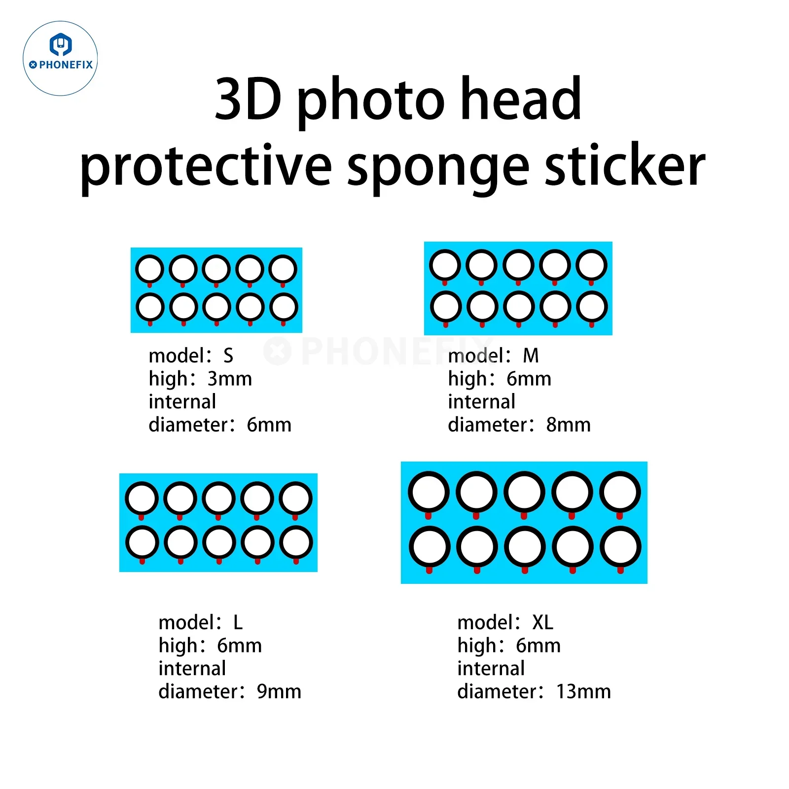 WYLIE Mobile Phone Camera 3D Protective Sponge Sticker - Image 5
