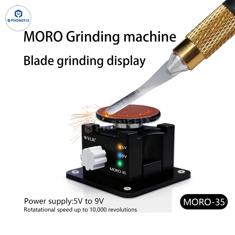 WYLIE MORO-35 Grinding Tool for Polishing Blades/Tweezers/Iron Tips - Image 2