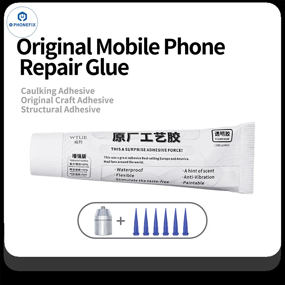 WYLIE Original Structural Adhesive Phone LCD Back Glass Repair Glue - Image 3