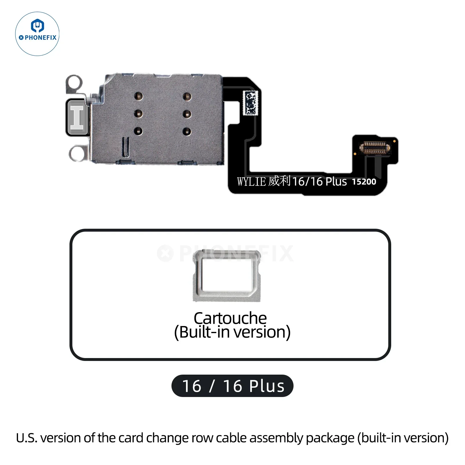 WYLIE US iPhone 16/16 Plus eSIM To Single/Dual SIM Card Special Cable - Image 3