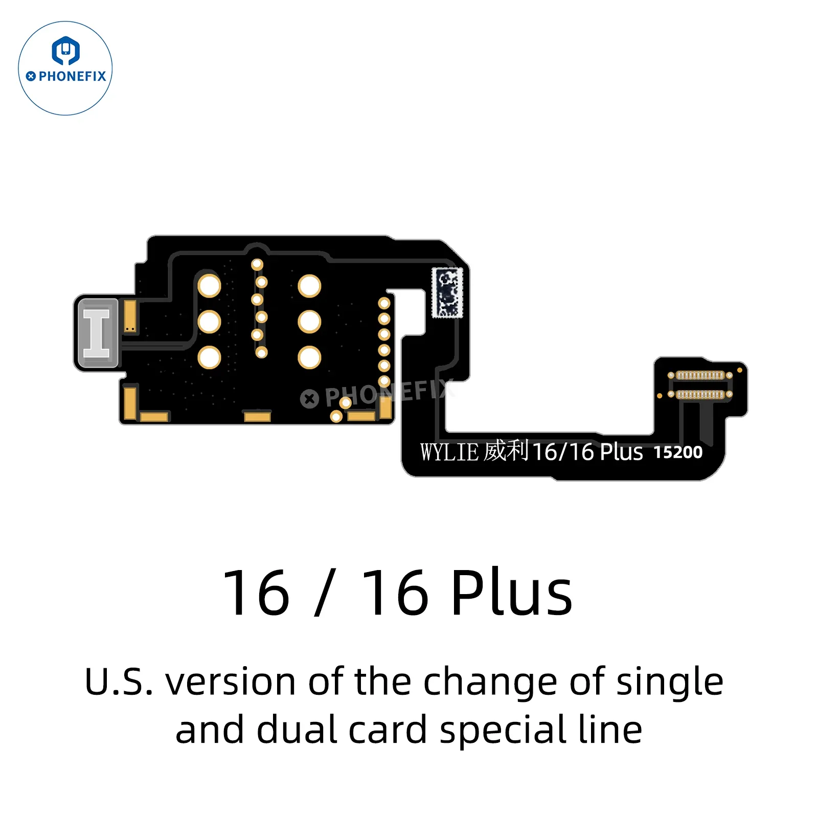 WYLIE US iPhone 16/16 Plus eSIM To Single/Dual SIM Card Special Cable - Image 5