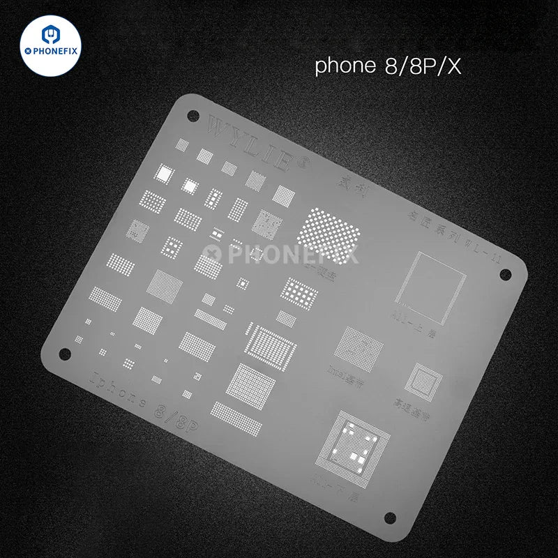 WYLIE WL-15 LCD IC BGA Reballing Stencil For iPhone 6S-12 Pro Max - Image 10