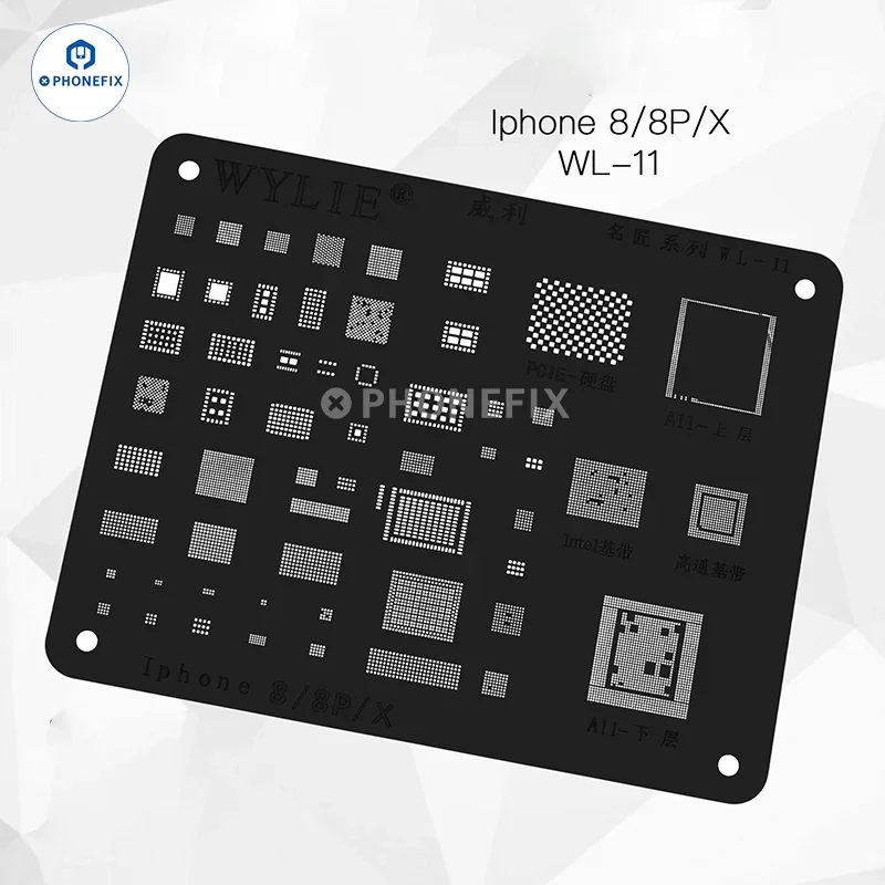 WYLIE WL-15 LCD IC BGA Reballing Stencil For iPhone 6S-12 Pro Max - Image 11