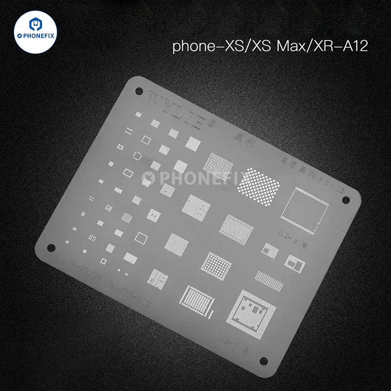 WYLIE WL-15 LCD IC BGA Reballing Stencil For iPhone 6S-12 Pro Max - Image 12