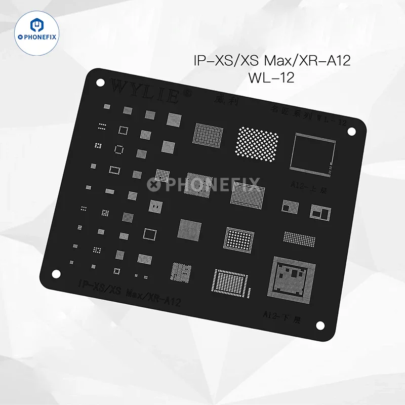 WYLIE WL-15 LCD IC BGA Reballing Stencil For iPhone 6S-12 Pro Max - Image 13