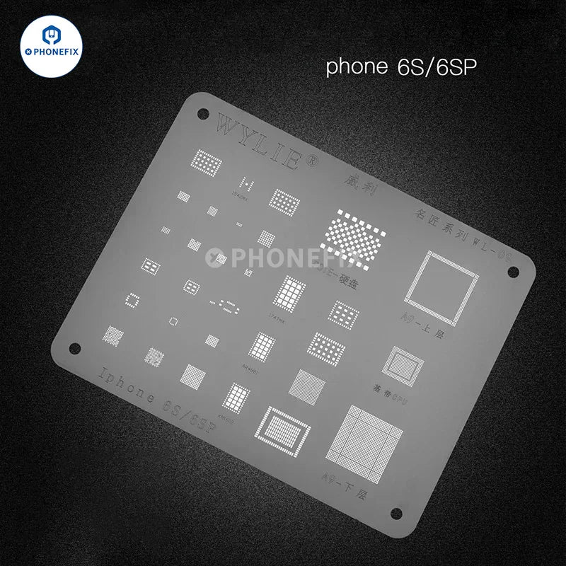 WYLIE WL-15 LCD IC BGA Reballing Stencil For iPhone 6S-12 Pro Max - Image 6