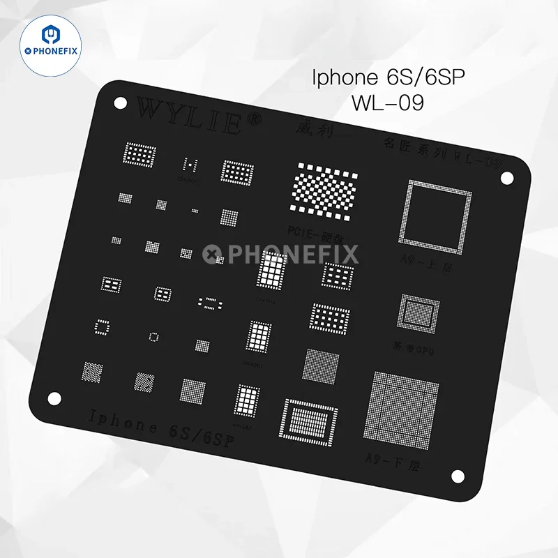 WYLIE WL-15 LCD IC BGA Reballing Stencil For iPhone 6S-12 Pro Max - Image 7