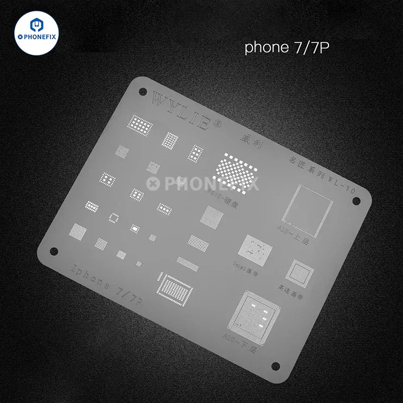 WYLIE WL-15 LCD IC BGA Reballing Stencil For iPhone 6S-12 Pro Max - Image 8