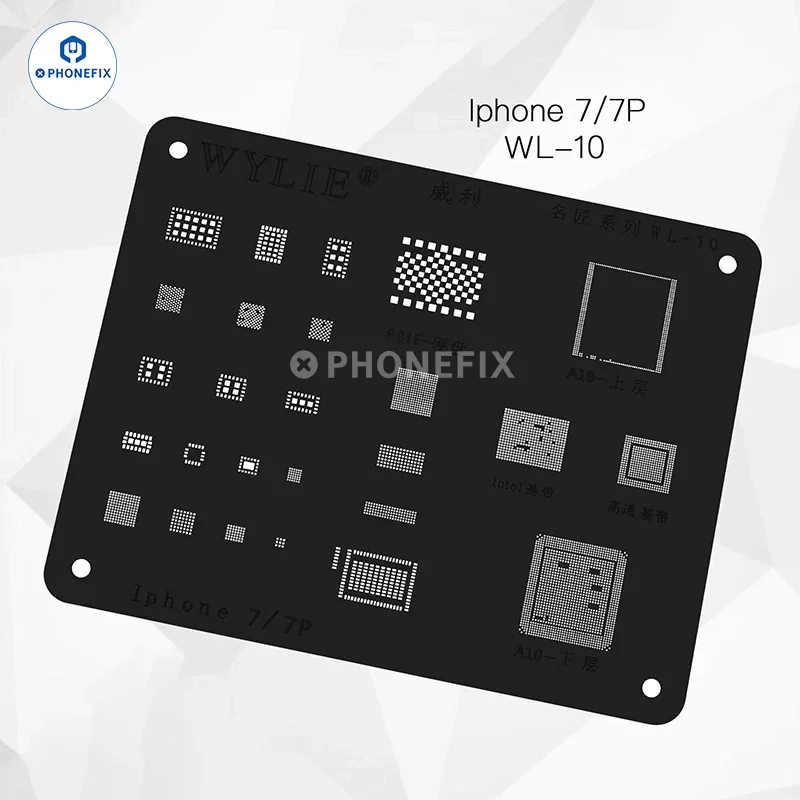 WYLIE WL-15 LCD IC BGA Reballing Stencil For iPhone 6S-12 Pro Max - Image 9