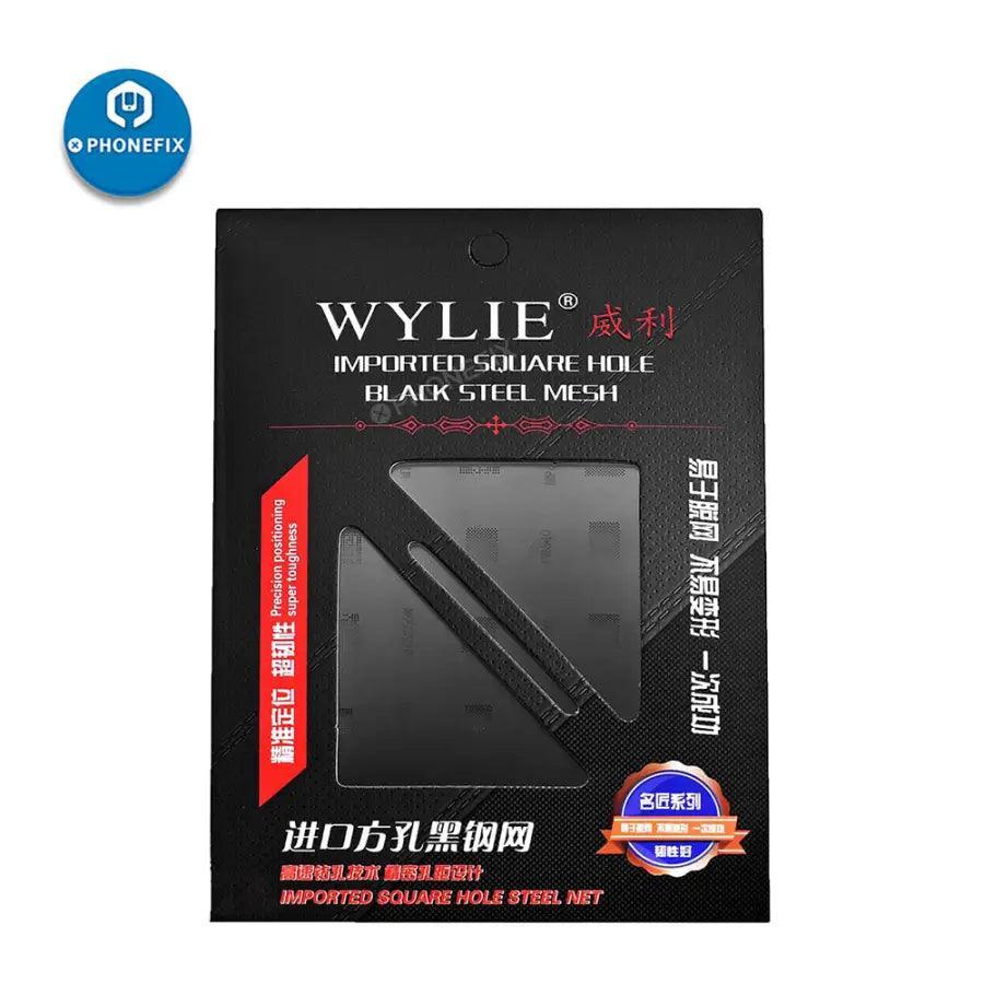 WYLIE WL-02 Black Dot Matrix Stencil For iPhone 12 Face ID Repair - Image 3