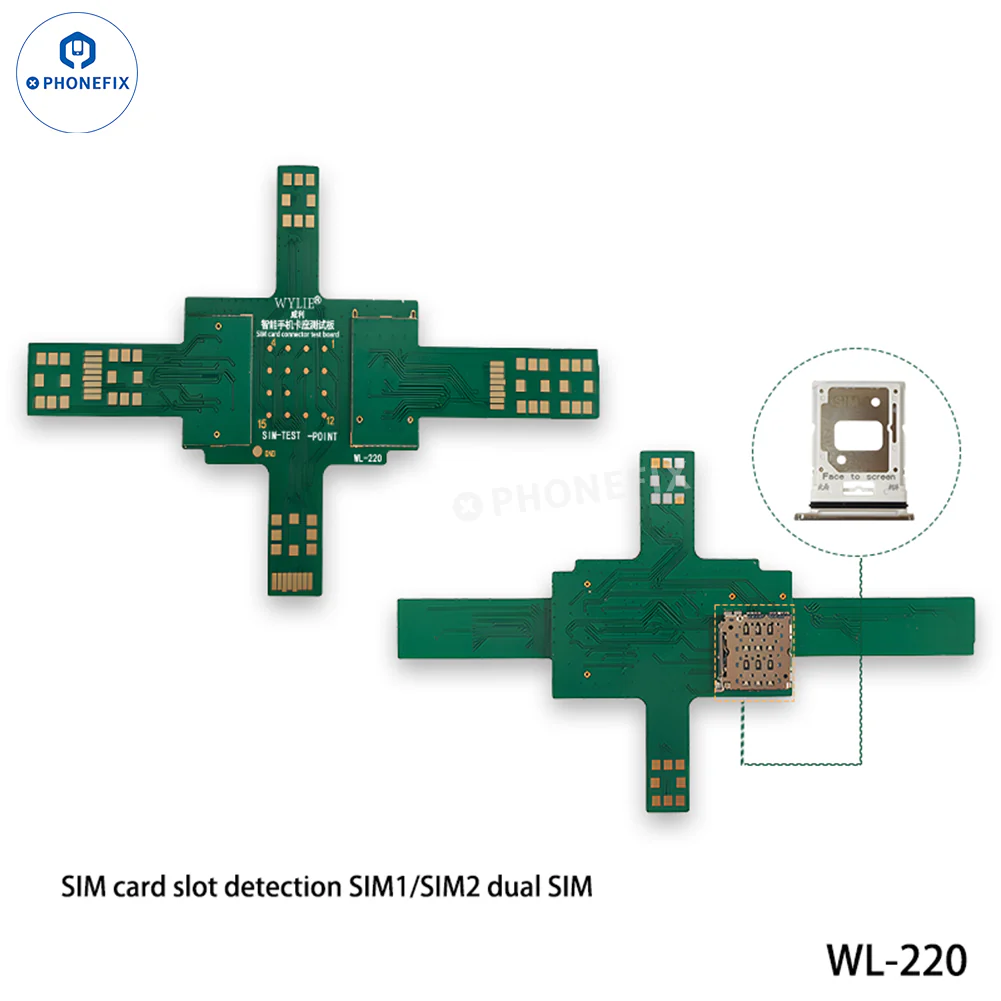 WYLIE WL-220 SIM Card Test Board for Xiaomi Phone Signal Detection - Image 2