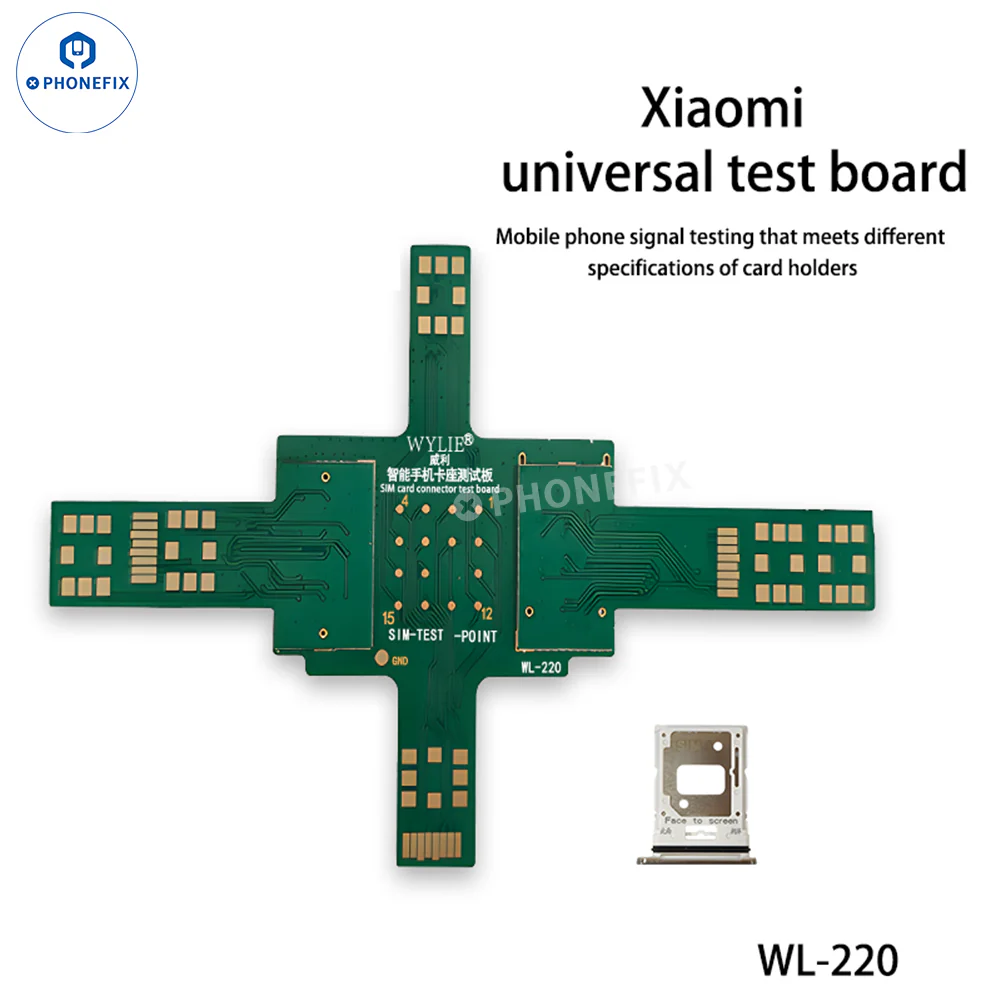 WYLIE WL-220 SIM Card Test Board for Xiaomi Phone Signal Detection - Image 4