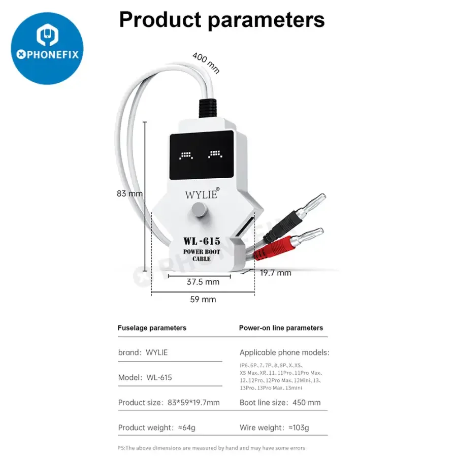 WYLIE WL-615 Power Boot Cable For iPhone 6-13 Pro Max - Image 9