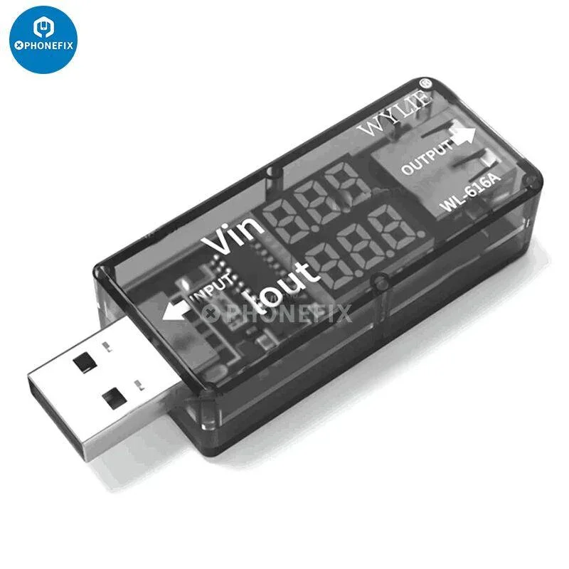 Wylie WL-616A Mini USB Charging Tester Real-Time Digital Display - Image 2