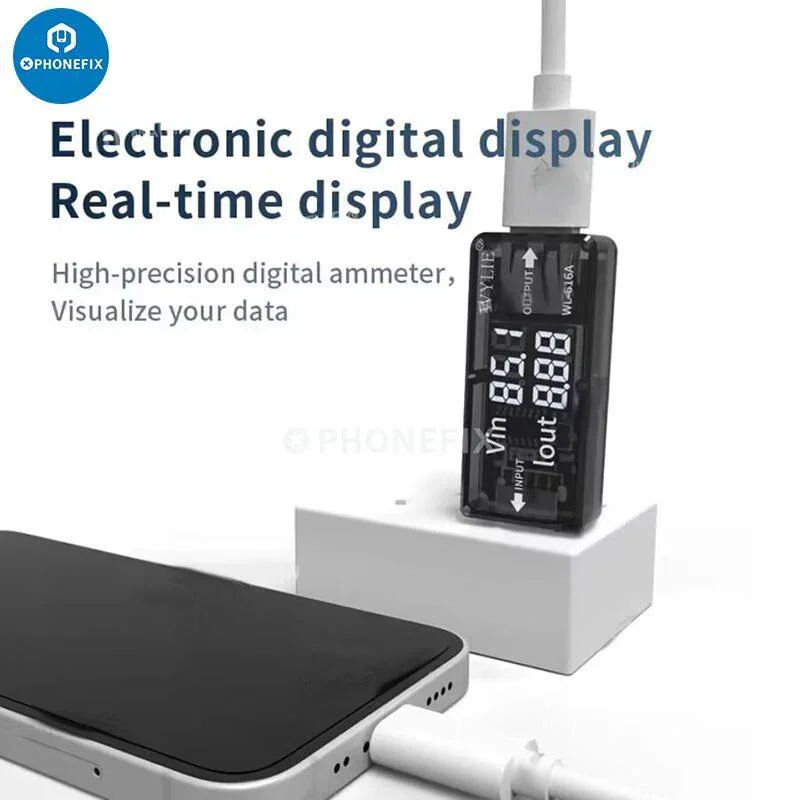 Wylie WL-616A Mini USB Charging Tester Real-Time Digital Display - Image 5