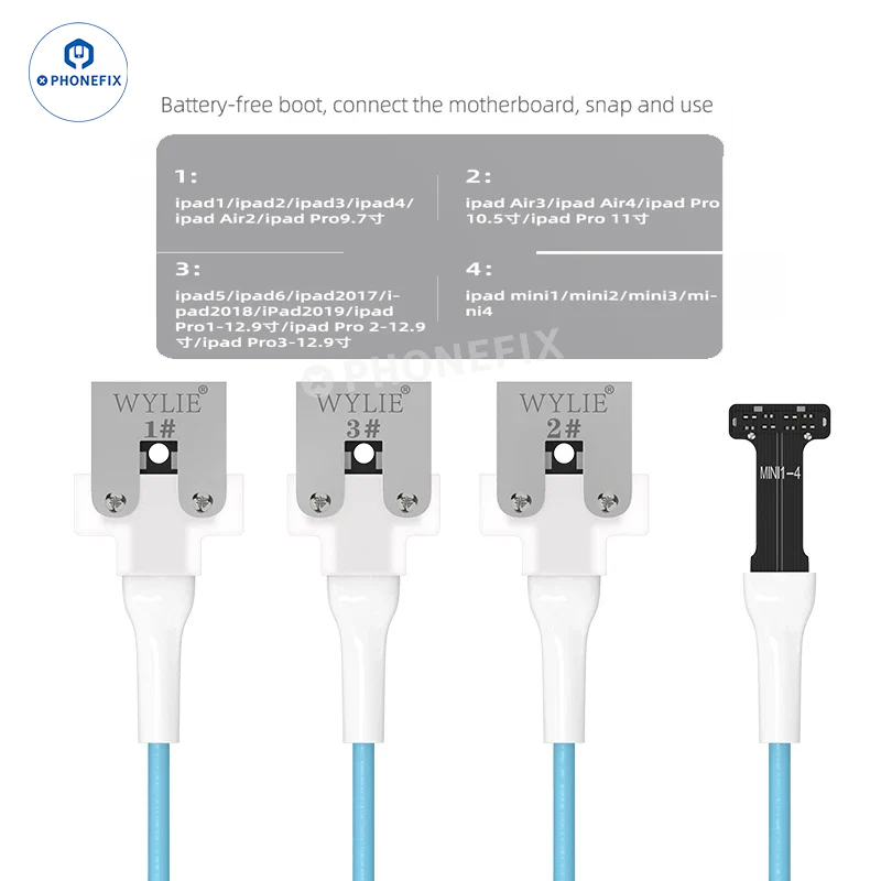 Wylie wl-648 For iPad Mini/Air Battery Free Boot Power Supply Cable Repair Tool - Image 2