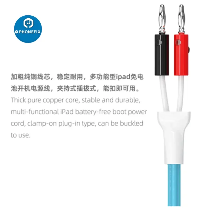 Wylie wl-648 For iPad Mini/Air Battery Free Boot Power Supply Cable Repair Tool - Image 3
