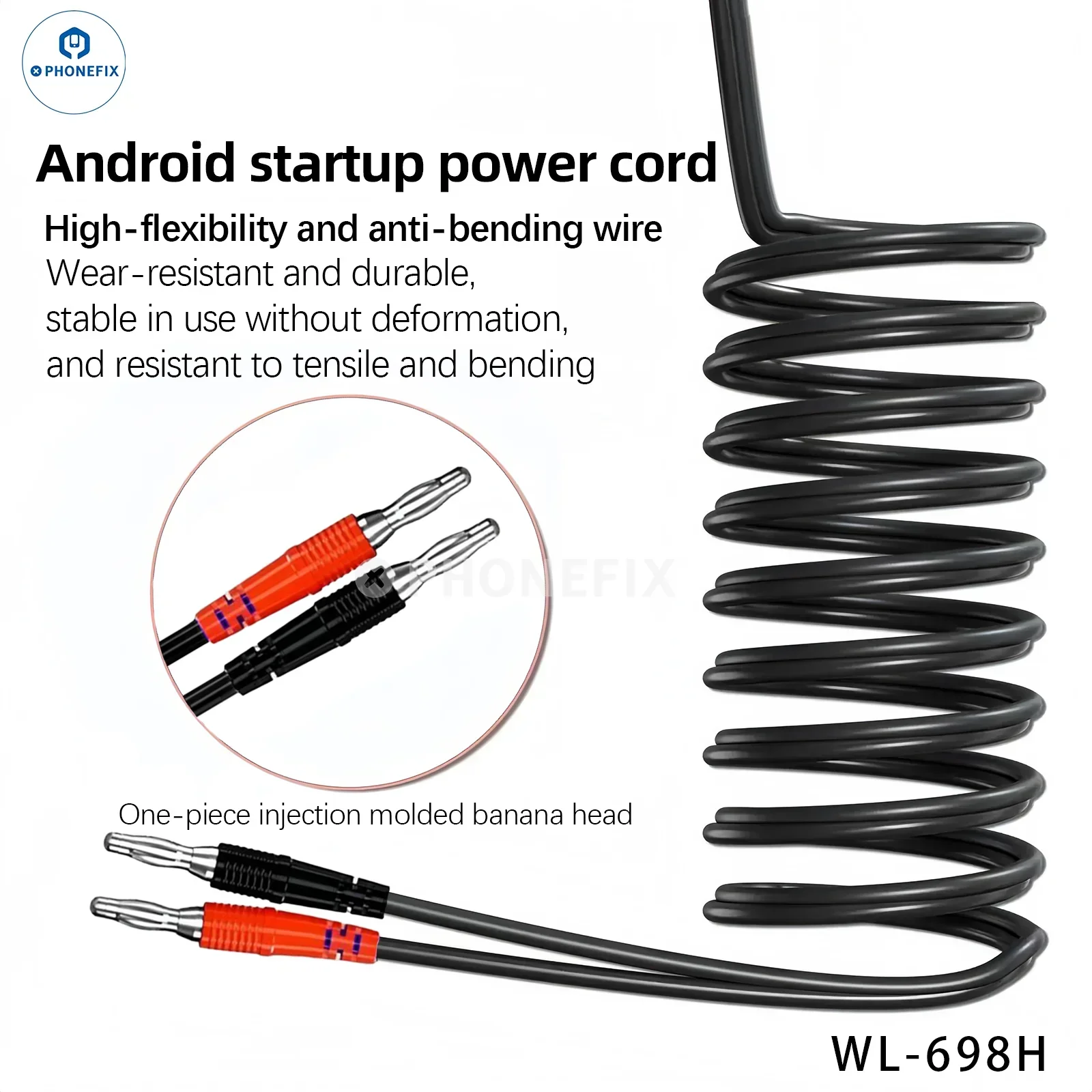 WYLIE WL-698H Android Phone Power Cable with Soft FPC Buckle - Image 4