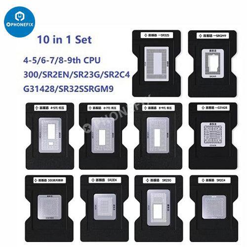 XinZhiZao CPU BGA Reballing Stencil Kit For Macbook Air Pro Repair - Image 4