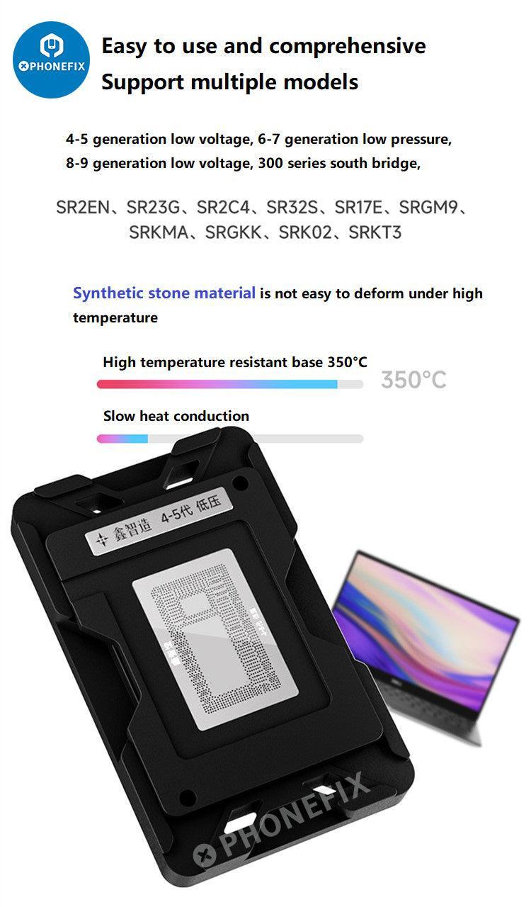 XinZhiZao CPU BGA Reballing Stencil Kit For Macbook Air Pro Repair - Image 6