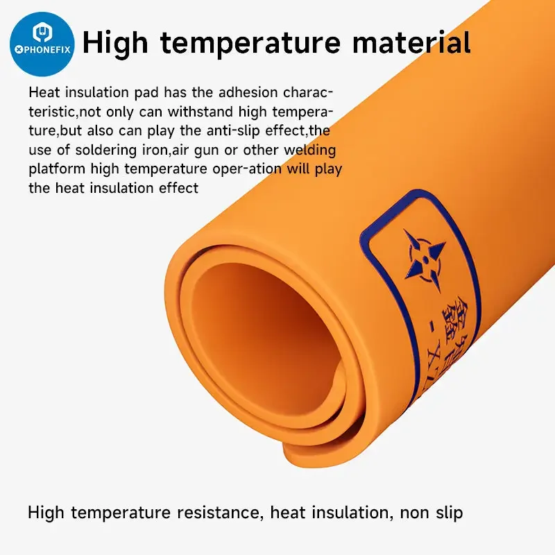 XINZHIZAO Insulation Silicone Pad High Temperature Heat Mat - Image 2