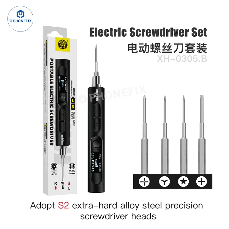 XUANHOU Portable Electric Screwdriver Set for Mobile Phone Repair - Image 2