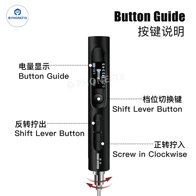 XUANHOU Portable Electric Screwdriver Set for Mobile Phone Repair - Image 6