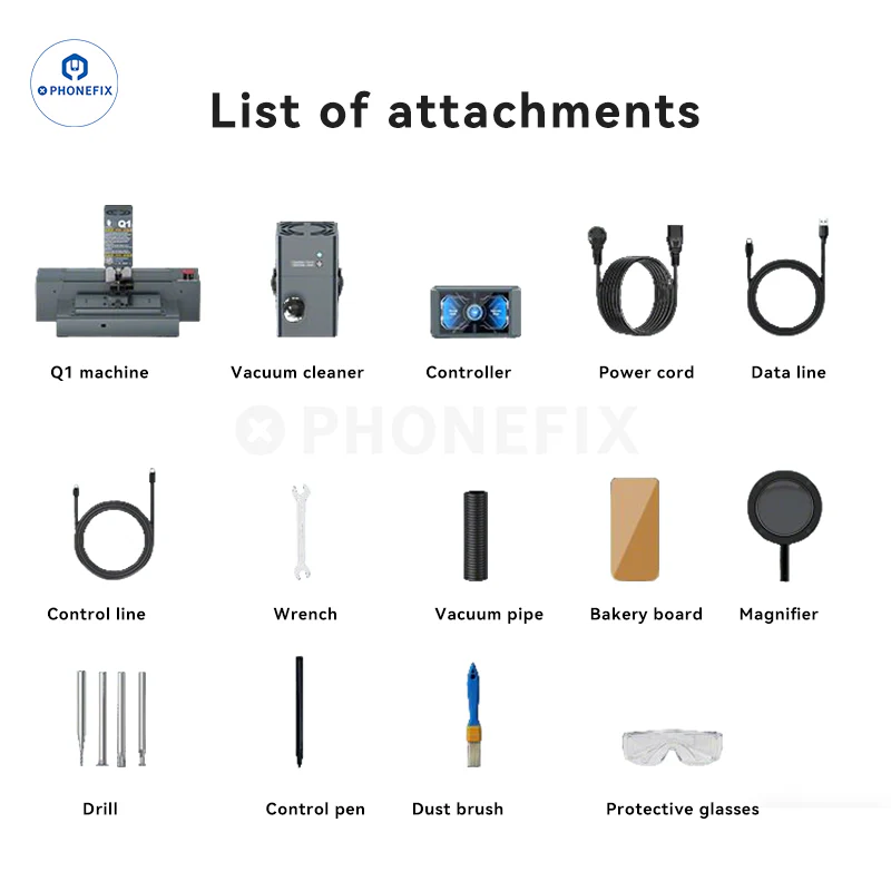 Xwitzeal Q1 CNC Grinder Phone Camera PCB Chip Grinding Machine - Image 6