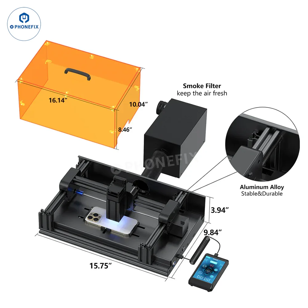 Xwitzeal V8 Ultra Laser Machine for iPhone 8-16 Back Glass Removal - Image 3