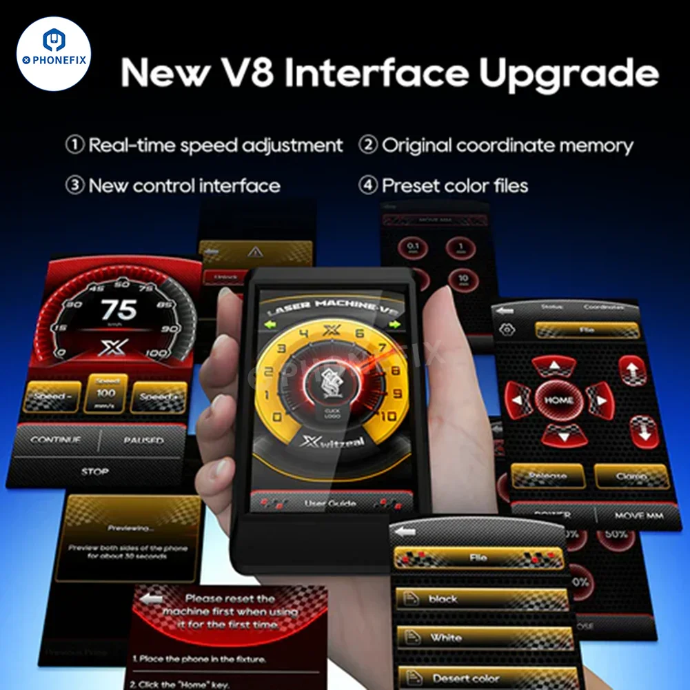 Xwitzeal V8 Ultra Laser Machine for iPhone 8-16 Back Glass Removal - Image 5