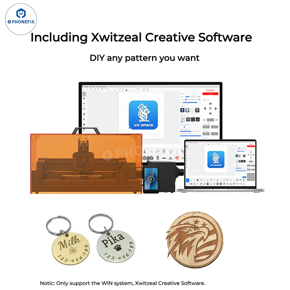 Xwitzeal V8 Ultra Laser Machine for iPhone 8-16 Back Glass Removal - Image 8