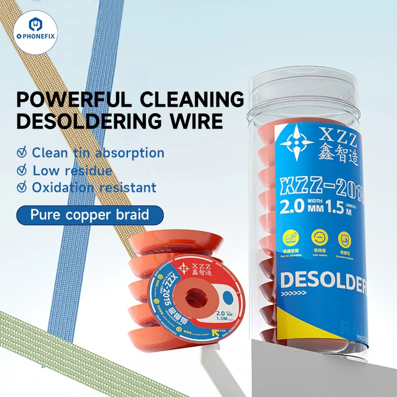 XZZ-2015 3015 Desoldering Wire Cleaning Pure Copper Braid Solder Wick - Image 4