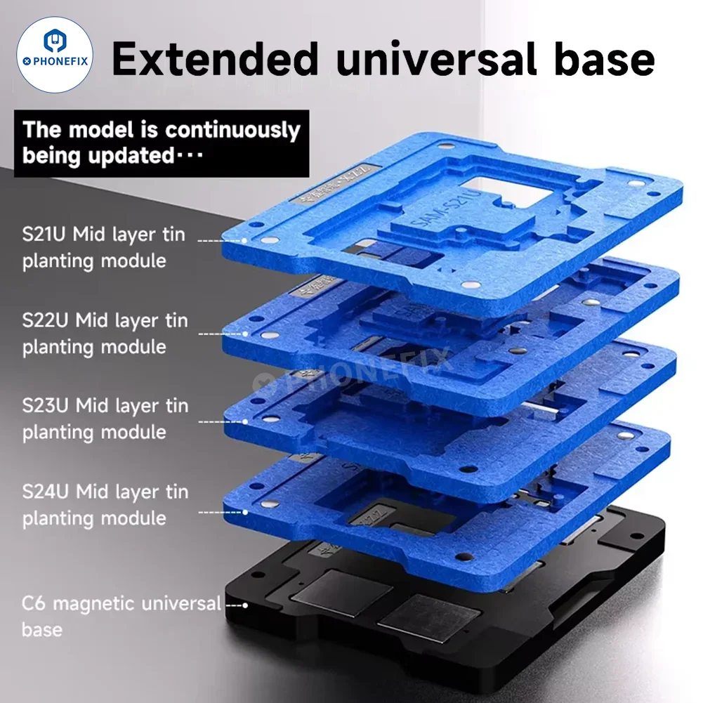 XZZ AR SAM Middle Layer Reballing Platform for S21/S22/S23/S24/S25 Ultra - Image 5