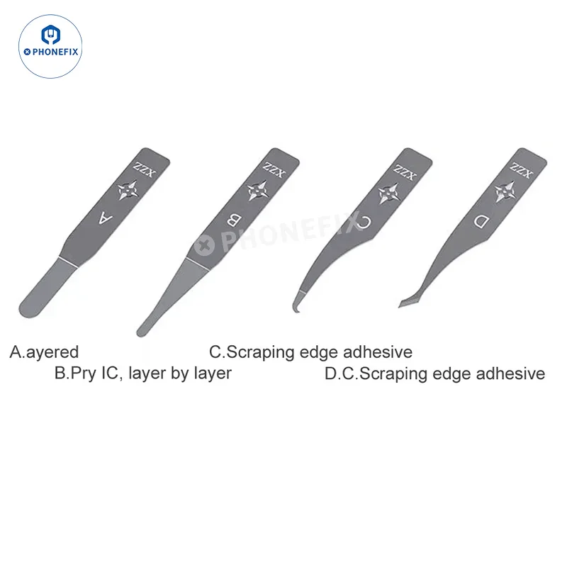 XZZ D004 PCB IC Glue Removal Blade Phone Repair Kit - Image 10