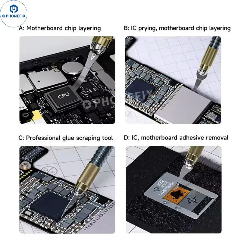 XZZ D004 PCB IC Glue Removal Blade Phone Repair Kit - Image 3