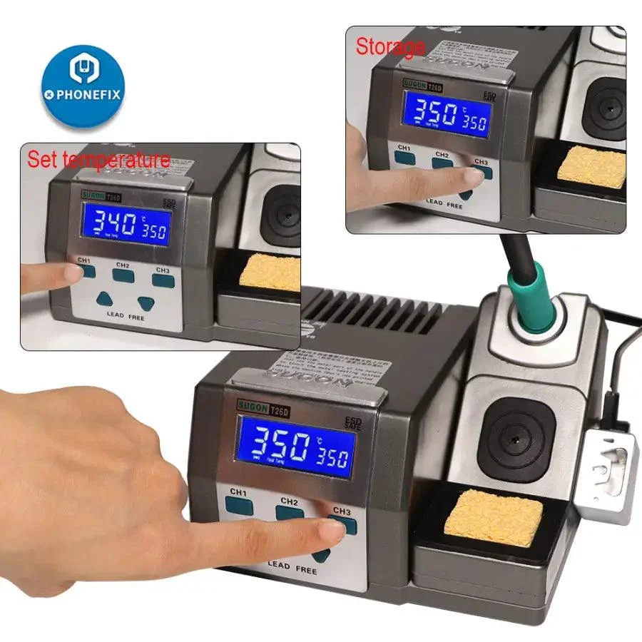 XZZ FX-210 Lead Free Soldering Station 2S Rapid Heating Up - Image 5